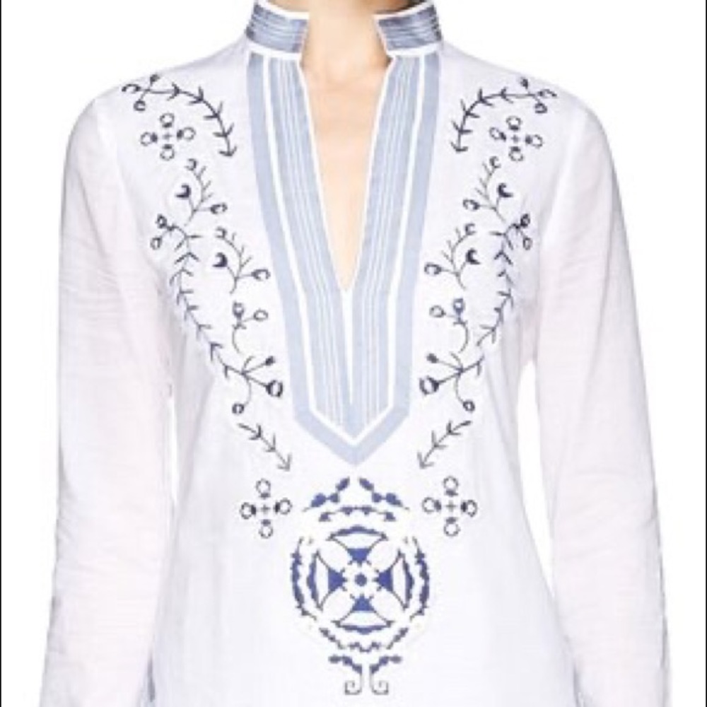 Tory Burch embroidered tunic